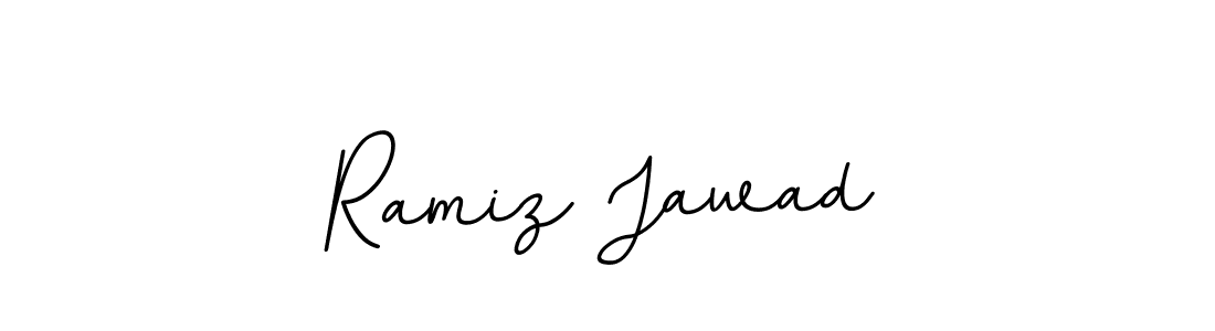 Use a signature maker to create a handwritten signature online. With this signature software, you can design (BallpointsItalic-DORy9) your own signature for name Ramiz Jawad. Ramiz Jawad signature style 11 images and pictures png