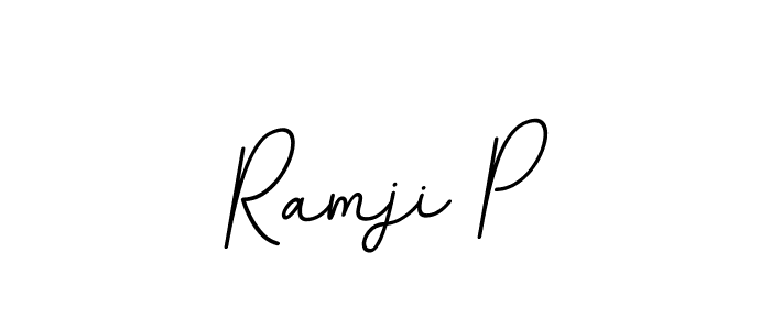 Also we have Ramji P name is the best signature style. Create professional handwritten signature collection using BallpointsItalic-DORy9 autograph style. Ramji P signature style 11 images and pictures png
