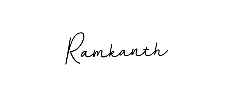 Design your own signature with our free online signature maker. With this signature software, you can create a handwritten (BallpointsItalic-DORy9) signature for name Ramkanth. Ramkanth signature style 11 images and pictures png