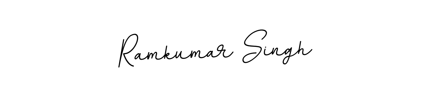 Make a beautiful signature design for name Ramkumar Singh. With this signature (BallpointsItalic-DORy9) style, you can create a handwritten signature for free. Ramkumar Singh signature style 11 images and pictures png