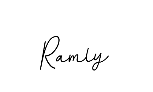 Create a beautiful signature design for name Ramly. With this signature (BallpointsItalic-DORy9) fonts, you can make a handwritten signature for free. Ramly signature style 11 images and pictures png