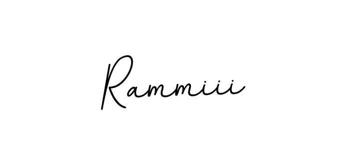 Use a signature maker to create a handwritten signature online. With this signature software, you can design (BallpointsItalic-DORy9) your own signature for name Rammiii. Rammiii signature style 11 images and pictures png