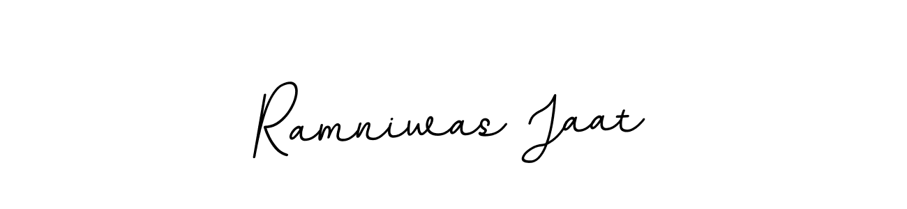 Create a beautiful signature design for name Ramniwas Jaat. With this signature (BallpointsItalic-DORy9) fonts, you can make a handwritten signature for free. Ramniwas Jaat signature style 11 images and pictures png