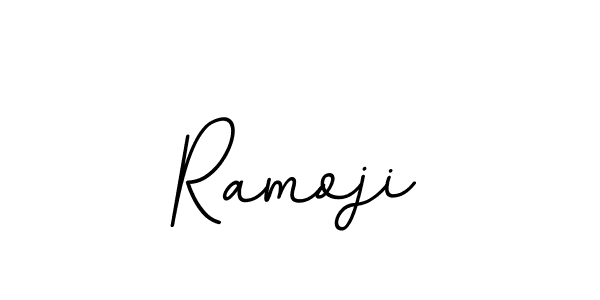 How to make Ramoji name signature. Use BallpointsItalic-DORy9 style for creating short signs online. This is the latest handwritten sign. Ramoji signature style 11 images and pictures png