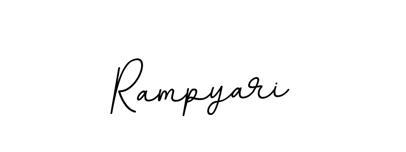 Design your own signature with our free online signature maker. With this signature software, you can create a handwritten (BallpointsItalic-DORy9) signature for name Rampyari. Rampyari signature style 11 images and pictures png