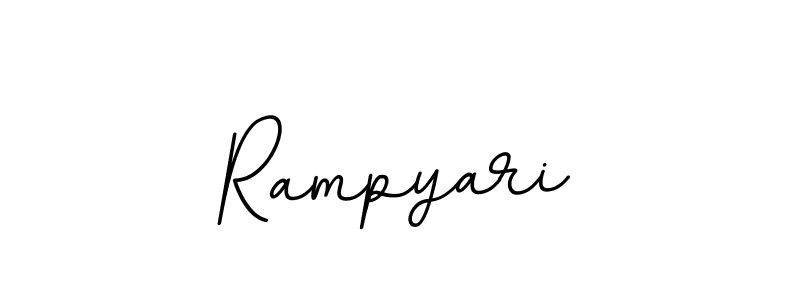 The best way (BallpointsItalic-DORy9) to make a short signature is to pick only two or three words in your name. The name Rampyari include a total of six letters. For converting this name. Rampyari signature style 11 images and pictures png