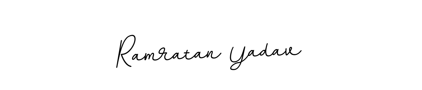 The best way (BallpointsItalic-DORy9) to make a short signature is to pick only two or three words in your name. The name Ramratan Yadav include a total of six letters. For converting this name. Ramratan Yadav signature style 11 images and pictures png