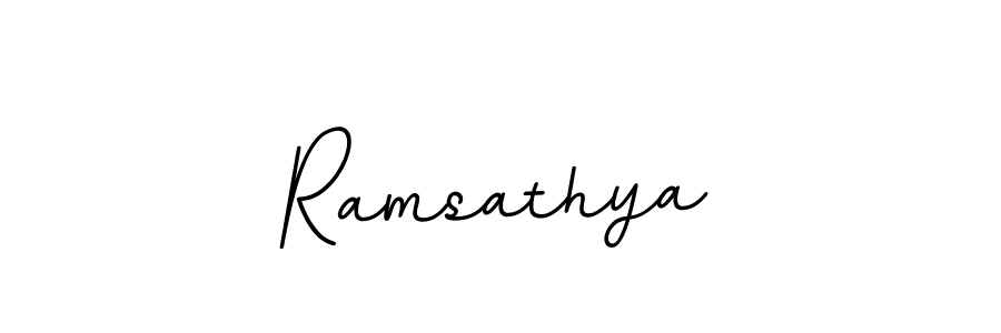 Make a beautiful signature design for name Ramsathya. With this signature (BallpointsItalic-DORy9) style, you can create a handwritten signature for free. Ramsathya signature style 11 images and pictures png