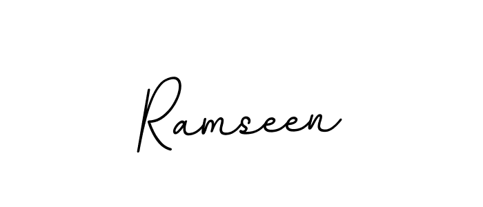 The best way (BallpointsItalic-DORy9) to make a short signature is to pick only two or three words in your name. The name Ramseen include a total of six letters. For converting this name. Ramseen signature style 11 images and pictures png
