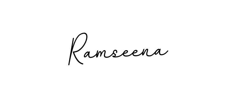 The best way (BallpointsItalic-DORy9) to make a short signature is to pick only two or three words in your name. The name Ramseena include a total of six letters. For converting this name. Ramseena signature style 11 images and pictures png