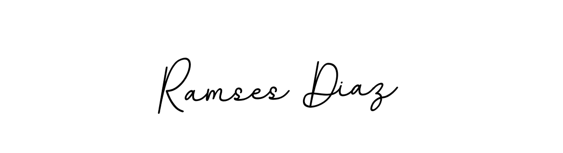 Design your own signature with our free online signature maker. With this signature software, you can create a handwritten (BallpointsItalic-DORy9) signature for name Ramses Diaz. Ramses Diaz signature style 11 images and pictures png