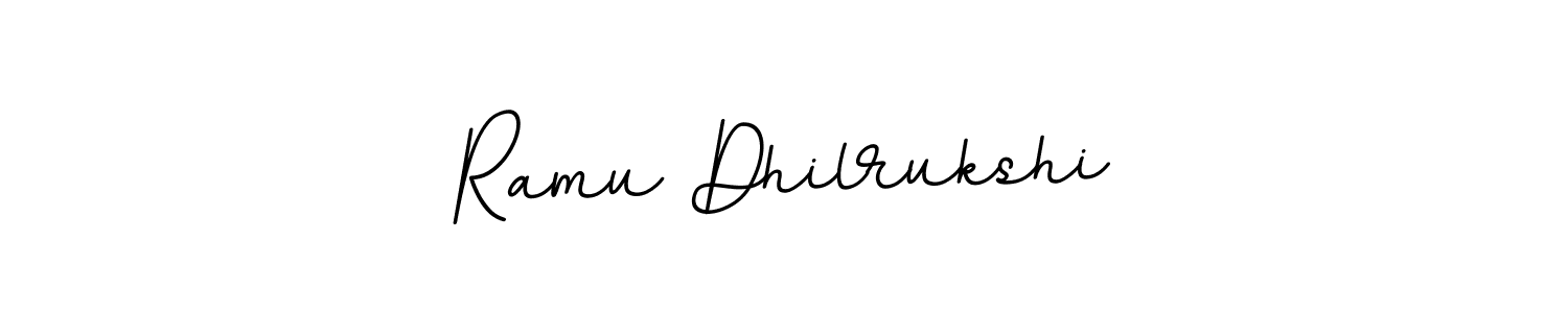 Make a beautiful signature design for name Ramu Dhilrukshi. Use this online signature maker to create a handwritten signature for free. Ramu Dhilrukshi signature style 11 images and pictures png