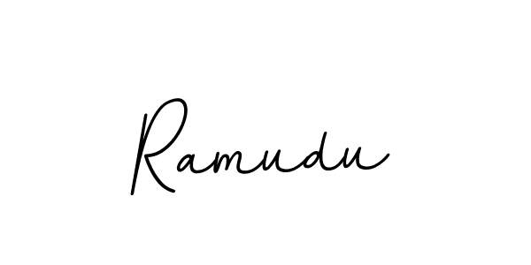 Ramudu stylish signature style. Best Handwritten Sign (BallpointsItalic-DORy9) for my name. Handwritten Signature Collection Ideas for my name Ramudu. Ramudu signature style 11 images and pictures png