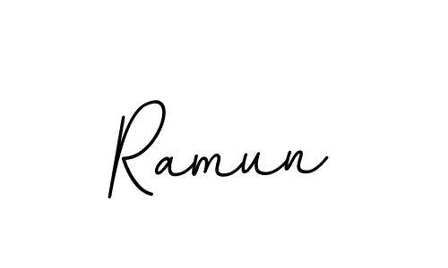 You should practise on your own different ways (BallpointsItalic-DORy9) to write your name (Ramun) in signature. don't let someone else do it for you. Ramun signature style 11 images and pictures png