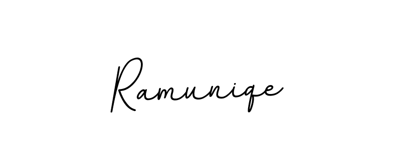 The best way (BallpointsItalic-DORy9) to make a short signature is to pick only two or three words in your name. The name Ramuniqe include a total of six letters. For converting this name. Ramuniqe signature style 11 images and pictures png