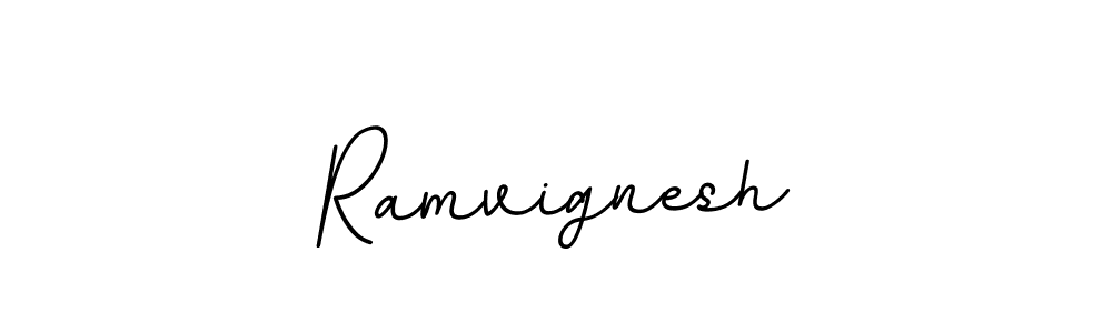 Ramvignesh stylish signature style. Best Handwritten Sign (BallpointsItalic-DORy9) for my name. Handwritten Signature Collection Ideas for my name Ramvignesh. Ramvignesh signature style 11 images and pictures png
