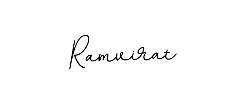 Ramvirat stylish signature style. Best Handwritten Sign (BallpointsItalic-DORy9) for my name. Handwritten Signature Collection Ideas for my name Ramvirat. Ramvirat signature style 11 images and pictures png