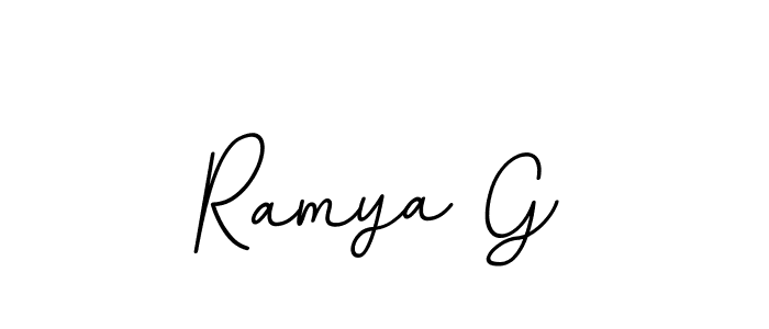 if you are searching for the best signature style for your name Ramya G. so please give up your signature search. here we have designed multiple signature styles  using BallpointsItalic-DORy9. Ramya G signature style 11 images and pictures png