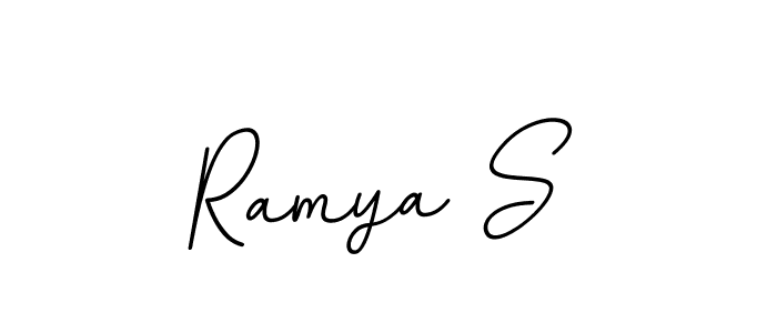Also we have Ramya S name is the best signature style. Create professional handwritten signature collection using BallpointsItalic-DORy9 autograph style. Ramya S signature style 11 images and pictures png