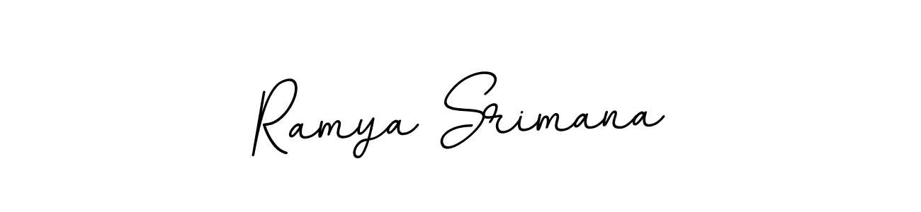 It looks lik you need a new signature style for name Ramya Srimana. Design unique handwritten (BallpointsItalic-DORy9) signature with our free signature maker in just a few clicks. Ramya Srimana signature style 11 images and pictures png