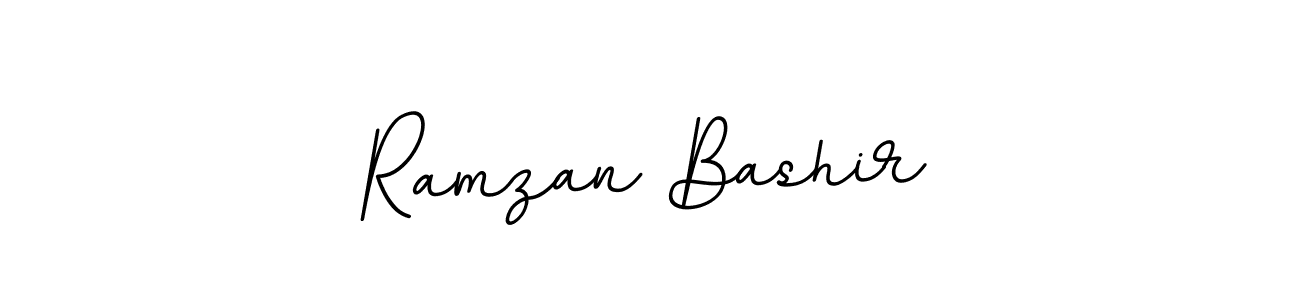 Make a beautiful signature design for name Ramzan Bashir. With this signature (BallpointsItalic-DORy9) style, you can create a handwritten signature for free. Ramzan Bashir signature style 11 images and pictures png