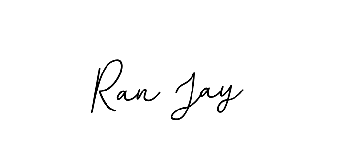Ran Jay stylish signature style. Best Handwritten Sign (BallpointsItalic-DORy9) for my name. Handwritten Signature Collection Ideas for my name Ran Jay. Ran Jay signature style 11 images and pictures png