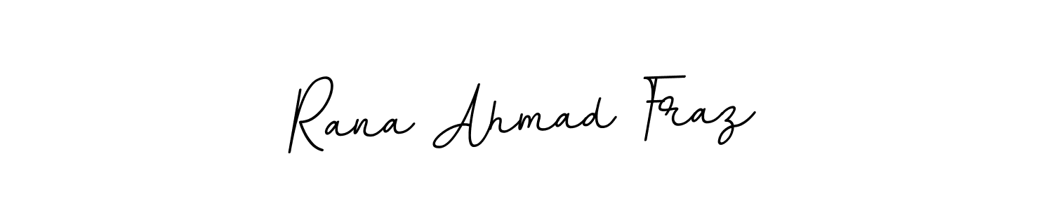 Design your own signature with our free online signature maker. With this signature software, you can create a handwritten (BallpointsItalic-DORy9) signature for name Rana Ahmad Fraz. Rana Ahmad Fraz signature style 11 images and pictures png