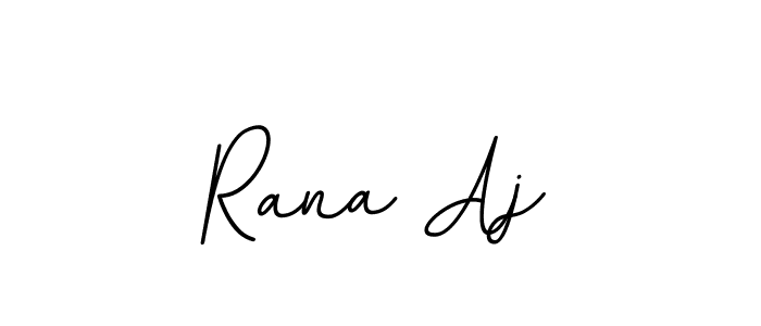 Rana Aj stylish signature style. Best Handwritten Sign (BallpointsItalic-DORy9) for my name. Handwritten Signature Collection Ideas for my name Rana Aj. Rana Aj signature style 11 images and pictures png