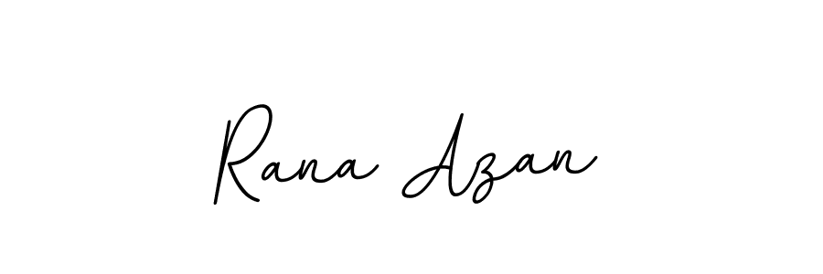 You should practise on your own different ways (BallpointsItalic-DORy9) to write your name (Rana Azan) in signature. don't let someone else do it for you. Rana Azan signature style 11 images and pictures png