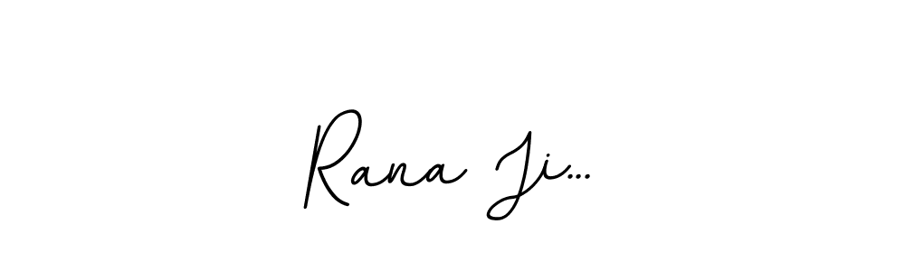 You can use this online signature creator to create a handwritten signature for the name Rana Ji.... This is the best online autograph maker. Rana Ji... signature style 11 images and pictures png