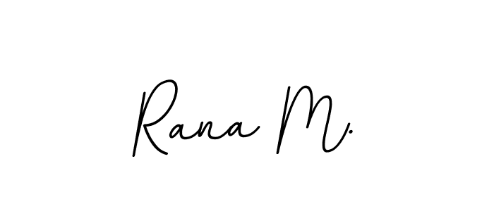 How to Draw Rana M. signature style? BallpointsItalic-DORy9 is a latest design signature styles for name Rana M.. Rana M. signature style 11 images and pictures png