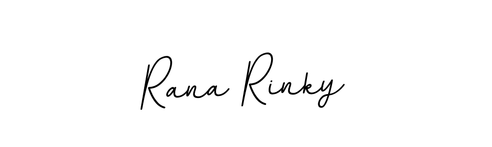 The best way (BallpointsItalic-DORy9) to make a short signature is to pick only two or three words in your name. The name Rana Rinky include a total of six letters. For converting this name. Rana Rinky signature style 11 images and pictures png