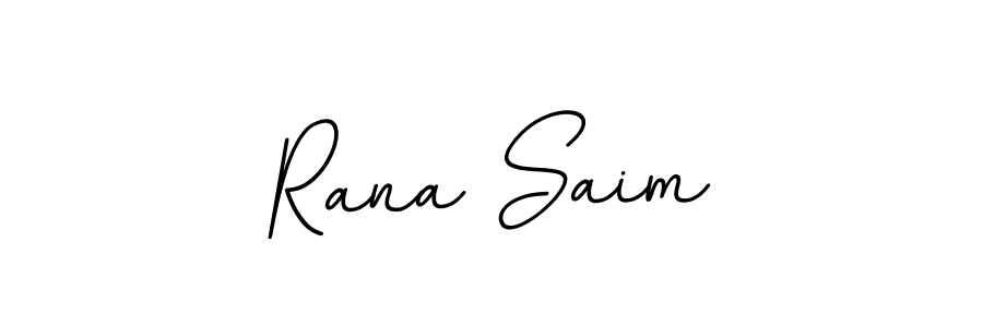 Use a signature maker to create a handwritten signature online. With this signature software, you can design (BallpointsItalic-DORy9) your own signature for name Rana Saim. Rana Saim signature style 11 images and pictures png