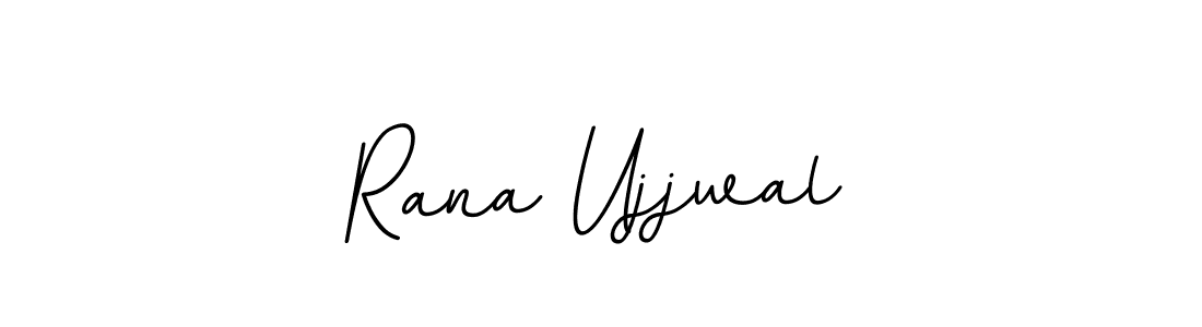 Rana Ujjwal stylish signature style. Best Handwritten Sign (BallpointsItalic-DORy9) for my name. Handwritten Signature Collection Ideas for my name Rana Ujjwal. Rana Ujjwal signature style 11 images and pictures png