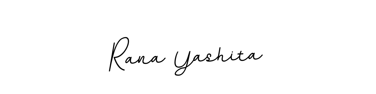 Make a beautiful signature design for name Rana Yashita. With this signature (BallpointsItalic-DORy9) style, you can create a handwritten signature for free. Rana Yashita signature style 11 images and pictures png