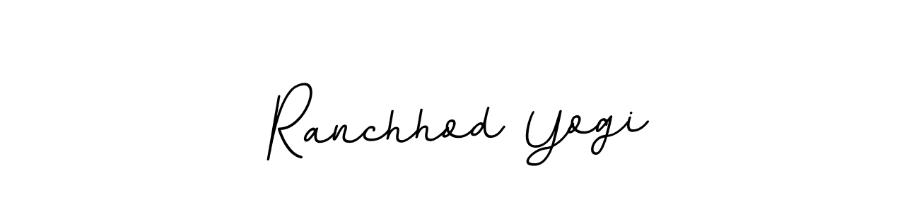 Create a beautiful signature design for name Ranchhod Yogi. With this signature (BallpointsItalic-DORy9) fonts, you can make a handwritten signature for free. Ranchhod Yogi signature style 11 images and pictures png