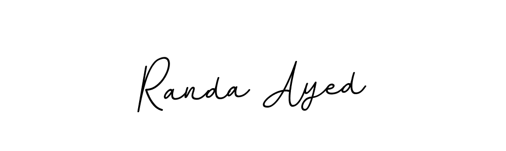 Also You can easily find your signature by using the search form. We will create Randa Ayed name handwritten signature images for you free of cost using BallpointsItalic-DORy9 sign style. Randa Ayed signature style 11 images and pictures png