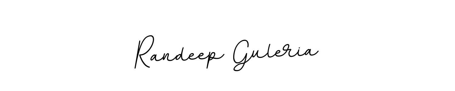 Make a beautiful signature design for name Randeep Guleria. With this signature (BallpointsItalic-DORy9) style, you can create a handwritten signature for free. Randeep Guleria signature style 11 images and pictures png