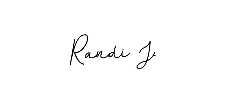 Randi J. stylish signature style. Best Handwritten Sign (BallpointsItalic-DORy9) for my name. Handwritten Signature Collection Ideas for my name Randi J.. Randi J. signature style 11 images and pictures png