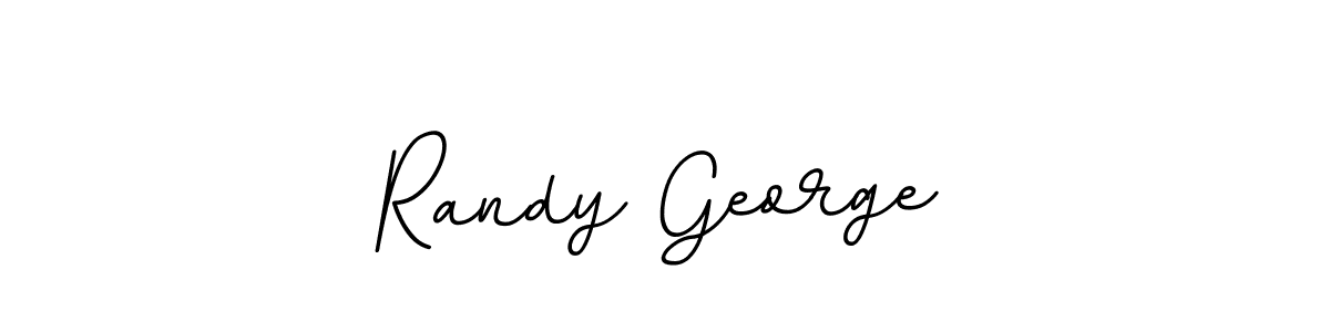 How to make Randy George name signature. Use BallpointsItalic-DORy9 style for creating short signs online. This is the latest handwritten sign. Randy George signature style 11 images and pictures png