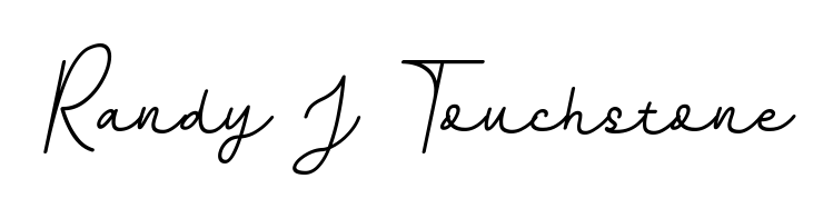 Make a beautiful signature design for name Randy J Touchstone. With this signature (BallpointsItalic-DORy9) style, you can create a handwritten signature for free. Randy J Touchstone signature style 11 images and pictures png