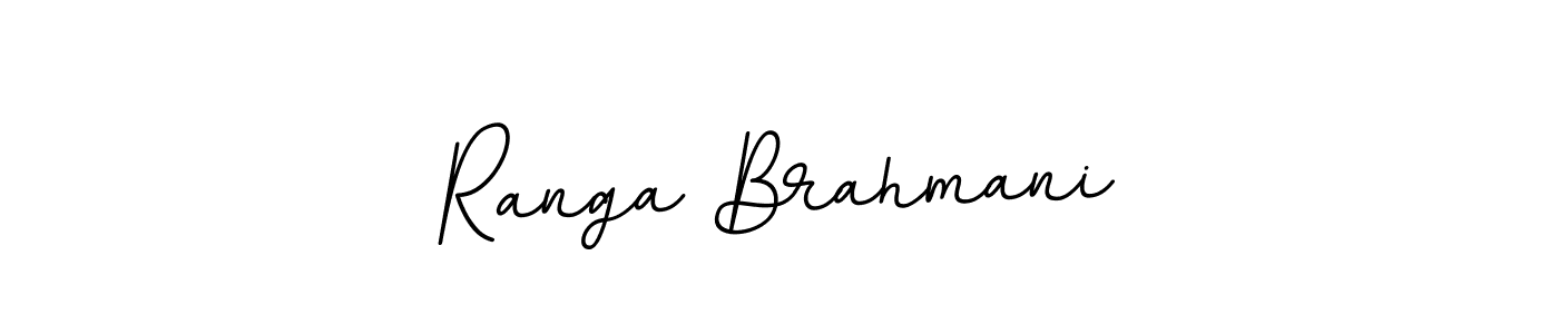 Make a beautiful signature design for name Ranga Brahmani. With this signature (BallpointsItalic-DORy9) style, you can create a handwritten signature for free. Ranga Brahmani signature style 11 images and pictures png