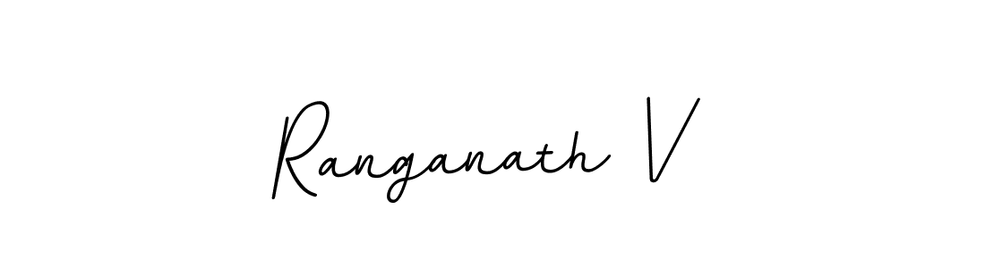 You should practise on your own different ways (BallpointsItalic-DORy9) to write your name (Ranganath V) in signature. don't let someone else do it for you. Ranganath V signature style 11 images and pictures png