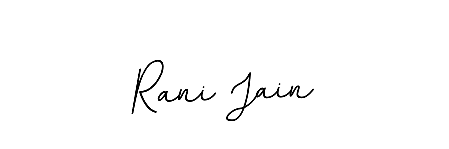 It looks lik you need a new signature style for name Rani Jain. Design unique handwritten (BallpointsItalic-DORy9) signature with our free signature maker in just a few clicks. Rani Jain signature style 11 images and pictures png