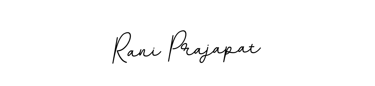 Create a beautiful signature design for name Rani Prajapat. With this signature (BallpointsItalic-DORy9) fonts, you can make a handwritten signature for free. Rani Prajapat signature style 11 images and pictures png