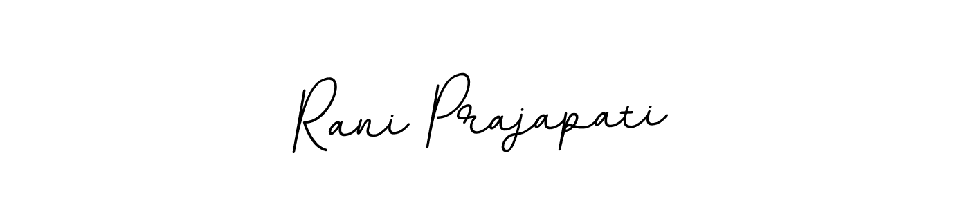 Design your own signature with our free online signature maker. With this signature software, you can create a handwritten (BallpointsItalic-DORy9) signature for name Rani Prajapati. Rani Prajapati signature style 11 images and pictures png