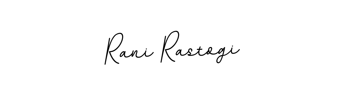 Rani Rastogi stylish signature style. Best Handwritten Sign (BallpointsItalic-DORy9) for my name. Handwritten Signature Collection Ideas for my name Rani Rastogi. Rani Rastogi signature style 11 images and pictures png