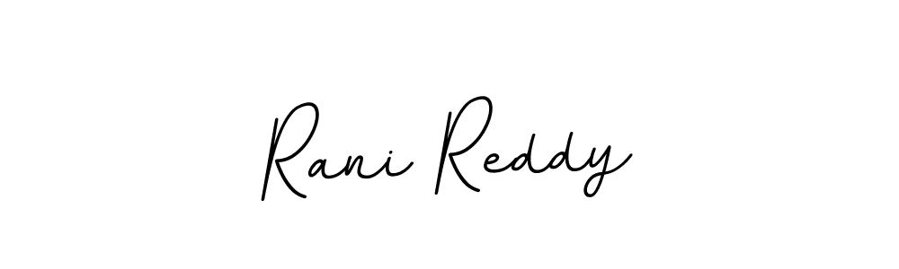 The best way (BallpointsItalic-DORy9) to make a short signature is to pick only two or three words in your name. The name Rani Reddy include a total of six letters. For converting this name. Rani Reddy signature style 11 images and pictures png