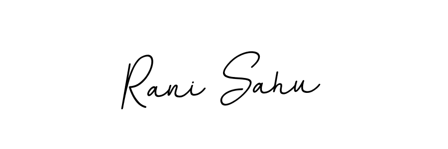 This is the best signature style for the Rani Sahu name. Also you like these signature font (BallpointsItalic-DORy9). Mix name signature. Rani Sahu signature style 11 images and pictures png