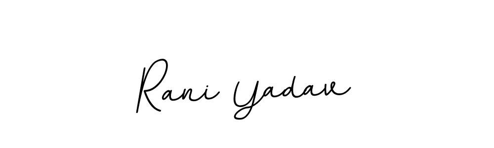 Here are the top 10 professional signature styles for the name Rani Yadav. These are the best autograph styles you can use for your name. Rani Yadav signature style 11 images and pictures png